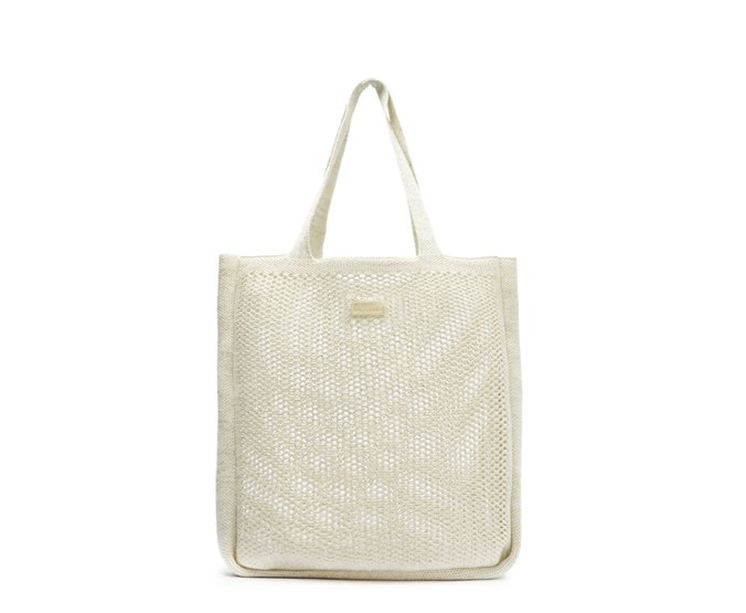 Bolsa Shopping Grande Knit Natural